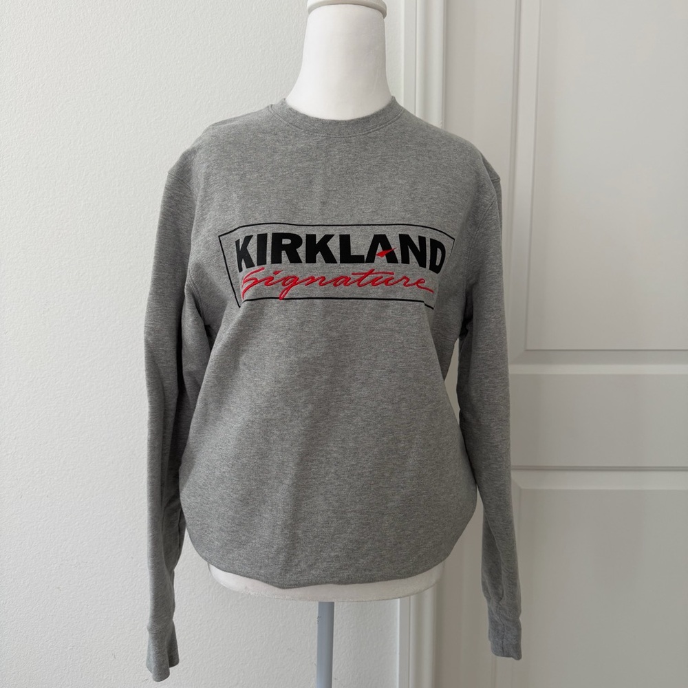Costco Kirkland Signature Unisex Logo Sweatshirt